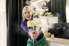 Karcher Buhar Makineleri İçin Esnek El Başlığı Yedek Bez Seti