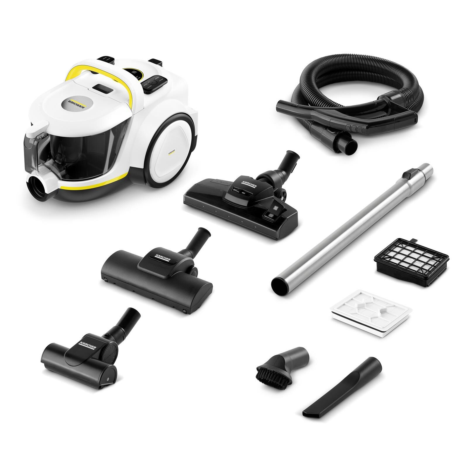 Karcher VCC 6 CycloneX DualControl Pet+ Toz torbasız Turbo ve LED Başlıklı Süpürge